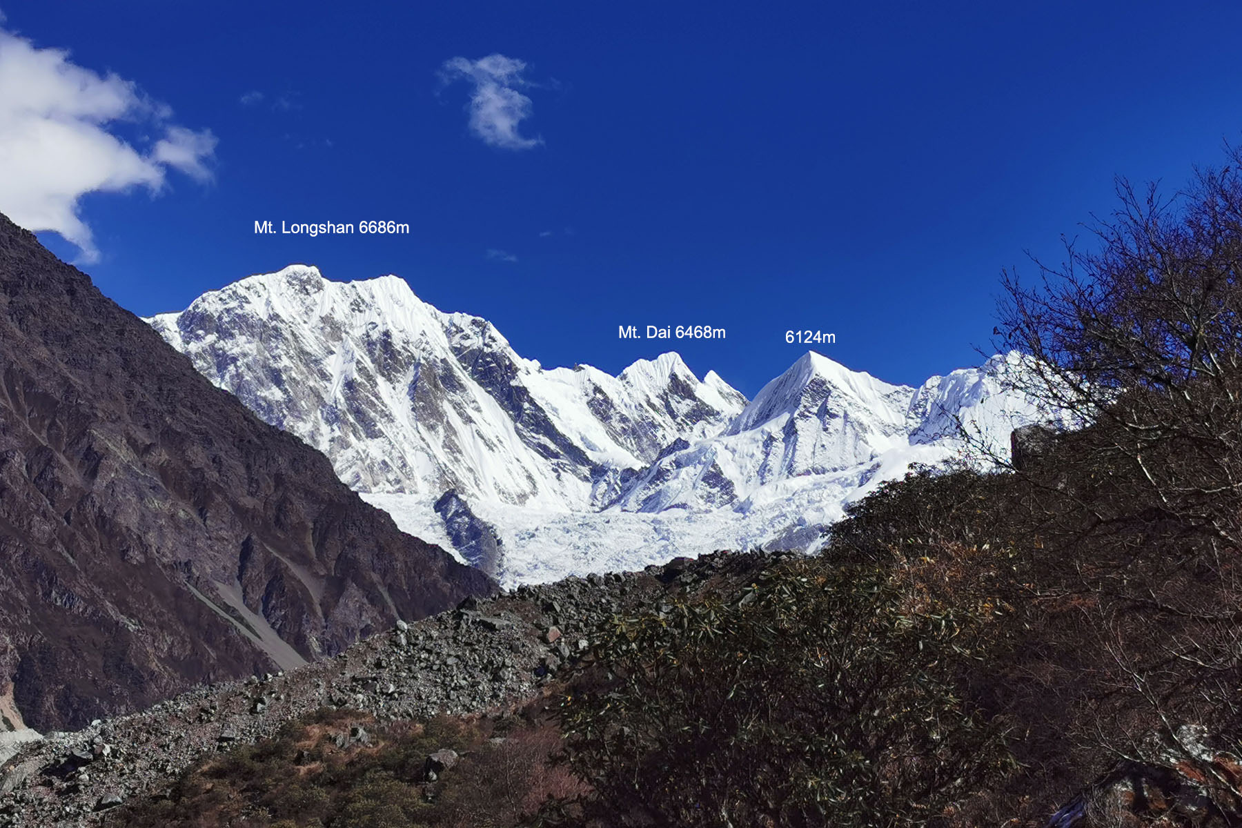 Mt. Longshan and Mt. Daishan